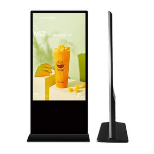 Écran tactile LCD personnalisé 55 <span class=keywords><strong>65</strong></span> pouces Lecteur publicitaire Android ultra fin Équipement LED 4K Affichage sur support libre Signalisation numérique LCD - Product Image 5