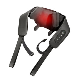 Masajeador de cuello y hombros, cabezal de masaje de silicona suave recargable por USB, tacto cómodo - Product Image 2