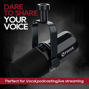 Micrófono Dinámico FDUCE XLR USB de Modo Dual para Podcast, Juegos y Transmisión, Micrófono XLR Profesional - Product Image 4