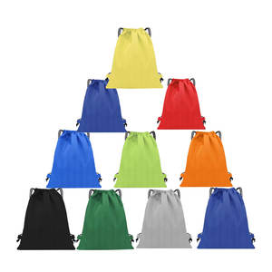 Conception d'impression de logo personnalisé Polyester Basketball Gym Mesh Fitness Sacs à cordon Sports Sac à dos à cordon - Product Image 1