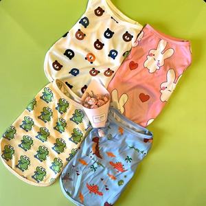 PY010 chemise sans manches à motif d'animaux de dessin animé printemps et été mignon gilet imprimé pour animaux de compagnie pour Teddy <span class=keywords><strong>Schnauzer</strong></span> <span class=keywords><strong>teckel</strong></span> - Product Image 1