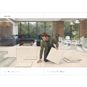Vistaar Luxury Porcelain Marble Slab 1200x1200mm Large Format Floor Tile 4x4 Ft Ceramic Glazed Tiles - Product Image 5