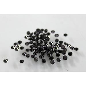 Diamante Redondo de Corte Brillante Negro Oscuro Natural de 8 mm y 2.8 Ct de M.K Corporation para Joyería - Product Image 4