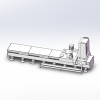 Machine-outil de soudage automobile entièrement fermée à 7 axes avec rail, alimentation automatique par engrenage moteur, couvercle en tôle sur rail linéaire ISO9001