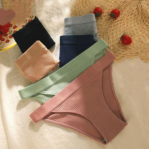 Offre Spéciale filles adolescentes côté cravate Sexy Lingerie <span class=keywords><strong>plus</strong></span> belles femmes en culotte sous-vêtements taille basse coton tongs culottes pour <span class=keywords><strong>femme</strong></span> - Product Image 1