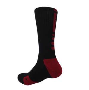 Calcetines deportivos de algodón con suela acolchada para hombre, medias gruesas para entrenamiento atlético, correr y gimnasio, marca OEM - Product Image 4