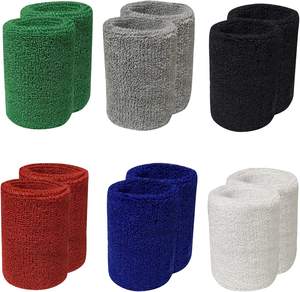 ワークアウトに最適な男性と女性のための高品質のスウェットバンドスポーツリストバンドスウェットバンド - Product Image 5