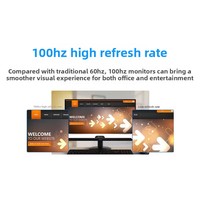 Nouveau moniteur LCD IPS FHD 24 pouces 100 Hz Pro MP252L avec HDR, sans scintillement et faible lumière bleue pour le jeu à domicile et l'utilisation au bureau