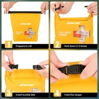 Sac étanche léger en PVC pour trousse de premiers secours, idéal pour l'équipement de plein air, la randonnée, l'escalade et les excursions