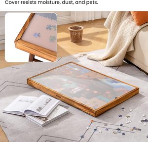 <span class=keywords><strong>Table</strong></span> et plateau de <span class=keywords><strong>puzzle</strong></span> avec lumière LED, pieds pliants, modèle JE-P-008 - Product Image 5