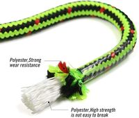 Corde de sauvetage pour arbres haute résistance, flexible, en nylon tressé, pour la sécurité en extérieur, corde statique d'escalade