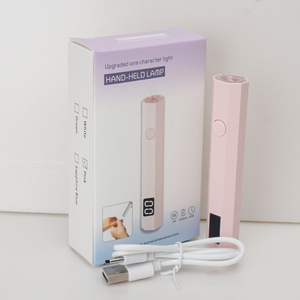 Fast Curing Mini Handheld UV Light for Gel Nails Portable LED Nail <b>Lamp</b> Cordless Rechargeable USB Nail Dryer - Product Image 6
