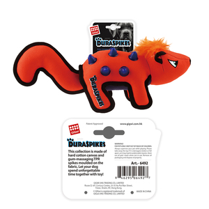 Dayanıklı TPR hayvan şekli köpek çiğneme oyuncakları agresif checheiçin sert tuval peluş çivili yenilik tuval köpek oyuncak - Product Image 5