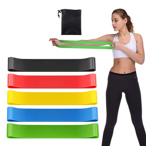 Bande de Résistance Élastique en TPE pour Fitness, Accessoire de Yoga en Caoutchouc Latex pour Exercices à Domicile, Cercle de Force pour Hanches - Product Image 1