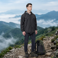 Veste bomber imperméable pour homme UIQUR |   Style sportif, 100% polyester, design léger et pliable pour la randonnée et le cyclisme