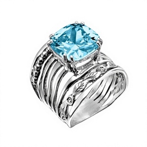 Nuevo Anillo de Compromiso Clásico de Plata S925 con Circonita Certificada IGI, Corte Ovalado, para Regalo, Fiesta o Boda - Product Image 2