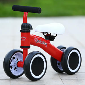 Nouveau Vélo d'équilibre pas cher pour enfants, jouet porteur 4 roues de bonne qualité pour tout-petits, mini poussoir pour premiers pas - Product Image 4