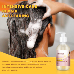 Ensemble Shampoing et Après-Shampoing Nourrissant Bio Naturel de Qualité Supérieure Marque Blanche pour Perruques <span class=keywords><strong>Cheveux</strong></span> Humains Bouclés/<span class=keywords><strong>Crépus</strong></span> - Product Image 4