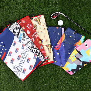 Grandes serviettes <span class=keywords><strong>de</strong></span> golf pour <span class=keywords><strong>sac</strong></span> <span class=keywords><strong>de</strong></span> golf avec mousqueton pour enlever rapidement le sable, la boue, la saleté et la sueur - Product Image 4