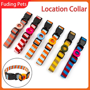 Collier pour chien à rayures réfléchissantes, boucle en nylon réglable, colliers pour animaux de compagnie - Product Image 6
