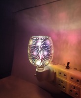 Diffuseur de cire parfumée, brûleur électrique de cire fondue, chauffe-huiles aromatiques, lampe diffuseur d'huiles de luxe personnalisée