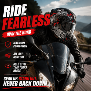 Casco Integrale per Moto in ABS Leggero, Approvato DOT, con Fodera EPS ad Alta Densità, per Tutte le Stagioni, Casco da Corsa per Motocicletta - Product Image 2