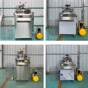 Máquina de esterilización <span class=keywords><strong>autoclave</strong></span> de seta de retorta de contrapresión multifuncional Vertical 100l para tarro de vidrio enlatado de alimentos al vacío - Product Image 2