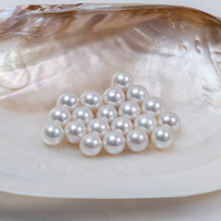 Perle d'Eau Douce Naturelle Edison 11-12 mm Grande Perle à Forte Brillance Blanche Grade AAAAA O'Din pour Incrustation de Bijoux Fins Vente en Gros