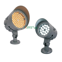 Projecteur LED solaire IP65 Yuanyeled avec contrôle DMX512/WiFi, angle de faisceau réglable pour les bâtiments de grande hauteur en extérieur YY-SG0034