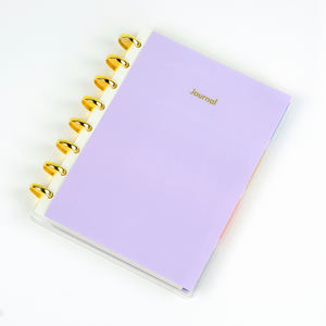 Custom Eco-friendly Factory <b>A5</b> Journal PP Cover Spiral Disc-Bound Planner Daily Self Care <b>Notebook</b> - Product Image 5