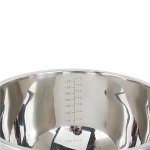 <span class=keywords><strong>5qt</strong></span> thép không gỉ trộn bát với 3 vắt tập tin đính kèm cho chuẩn bị thực phẩm, nướng, salad, và lưu trữ - Product Image 6