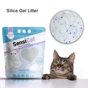 Pemantauan kesehatan kristal kotoran kucing kristal tanpa aroma kotoran kucing kristal tahan hingga 6 bulan kristal kotoran kucing Premium ScoopFree