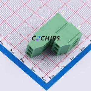 1721731 Screw Terminal Block Through hole Component (THT),P=5.08mm Connector 5.08mm Green Through Hole 6P - Product Image 1