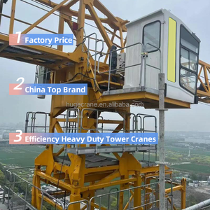 Grúa Torre de <span class=keywords><strong>Segunda</strong></span> <span class=keywords><strong>Mano</strong></span> HUGECRANE, Marca China, Alta Eficiencia, Capacidad de 12 Toneladas, Altura de Elevación de 60m para Construcción - Product Image 4