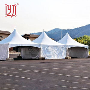 Tente Pagode en PVC Blanc avec Cadre en Aluminium 10x10 pour Fête, Mariage, Chapiteau Fabriqué à Guangzhou - Product Image 3