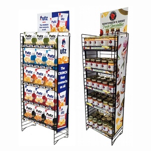 Satom bán lẻ kệ đứng siêu thị Kệ hiển thị cho các loại hạt chip đồ ăn nhẹ - Product Image 5