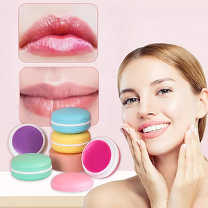 <span class=keywords><strong>Baume</strong></span> à lèvres Kawaii pour filles, nouveau, écologique, durable, classique, teinté, enfants, fruité, rose, petit, rond - Product Image 6