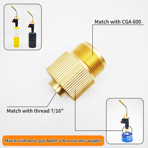 Adaptador de válvula de chimenea para hornos de gas FineFlame, para hornos de gas norteamericanos, conexión de latón NPT de 3/8 pulgadas - Product Image 3