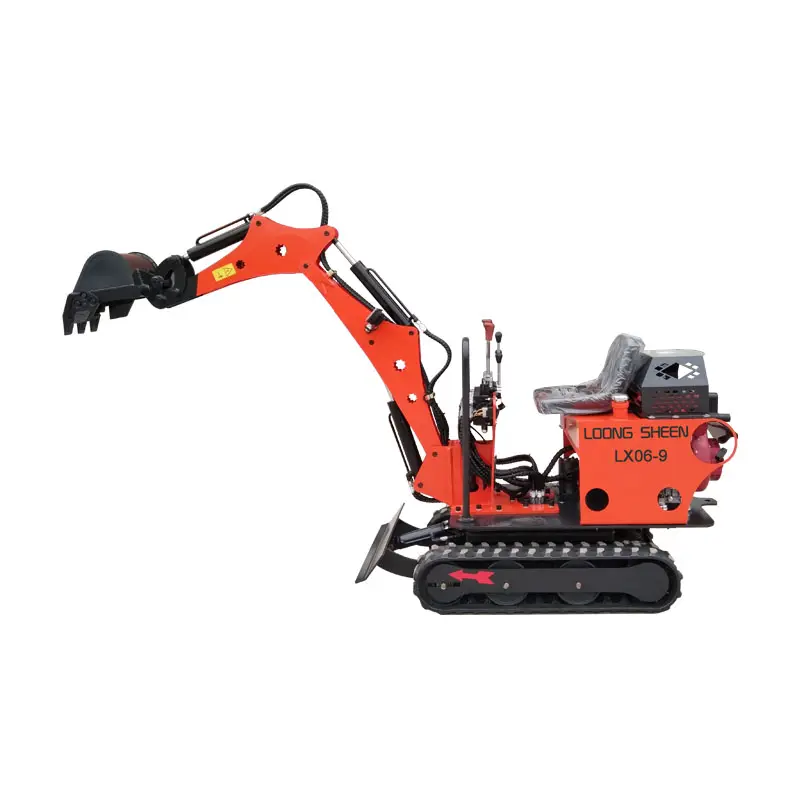 800kg mini excavator Chinese new condition small mini excavator with hammer CE EURO V Engine