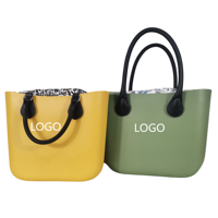 Sacs à main tendance pour femmes, sacs fourre-tout classiques italiens avec logo personnalisé, sacs en caoutchouc imperméables