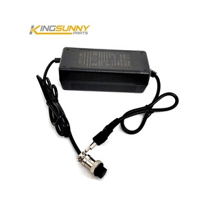 Chargeur GX16 54.6V 2A pour trottinettes électriques <span class=keywords><strong>ZERO</strong></span> <span class=keywords><strong>8</strong></span>, <span class=keywords><strong>ZERO</strong></span> 9, VSETT <span class=keywords><strong>8</strong></span>, VSETT <span class=keywords><strong>8</strong></span>+/ VSETT 9 - Pièce de rechange et alimentation - Product Image 3