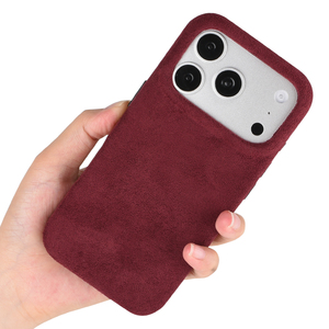 เคสโทรศัพท์หนังกลับนุ่มฟู กันลื่น ป้องกันรอยขีดข่วน สำหรับ iPhone 17/16/15/14 Pro Max มีหลายสี - Product Image 6