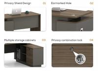 Vente directe d'usine Table de bureau exécutive simple 1.2m petit bureau de gestion moderne
