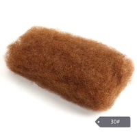 Vente en gros 100% cheveux humains QVR cheveux afro crépus en vrac pour cheveux de tressage DreadLocks