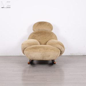 Ghế thư giãn đơn, ghế bập bênh, nội thất phòng khách, ghế dài có tay vịn, ghế nghỉ ngơi, phòng khách hiện đại, ghế sofa thư giãn Z - Product Image 3