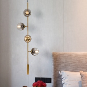 Nordic moderno e minimalista <span class=keywords><strong>palla</strong></span> di vetro lampadario decorativo per il ristorante di illuminazione - Product Image 3