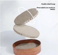 Grande griffoire pour chat à trois niveaux en grain de bois, durable, en carton ondulé, jouet pour chat, maison et arbre pour chat
