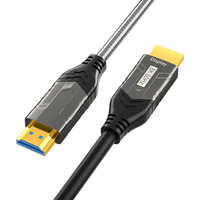 Câble HDMI blindé en fibre optique pour scène 2.1 AOC 8K/60Hz 4K/120Hz Recyclable Réutilisable Longue Distance 20m 30m 50m 100m