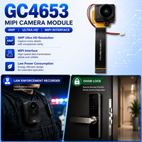 Modul Kamera 4MP GC4653 MIPI 1/3" 175 °   Papan Daya Rendah FPC Ribbon Sudut Lebar untuk Interkom Video Kunci Pintu Pintar