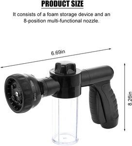 <span class=keywords><strong>Brosse</strong></span> de <span class=keywords><strong>lavage</strong></span> de <span class=keywords><strong>voiture</strong></span> électrique Pistolet à mousse Distributeur de savon Buse Canon à mousse Bouteille Pulvérisateur en plastique Pression 4000psi - Product Image 6